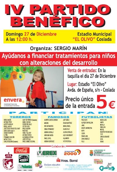 cartel partido benefico