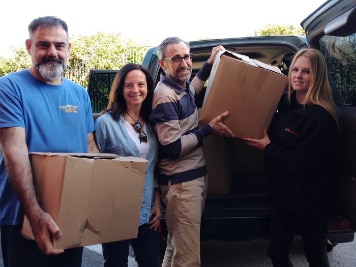 Entrega a Voluntarios por Ucrania
